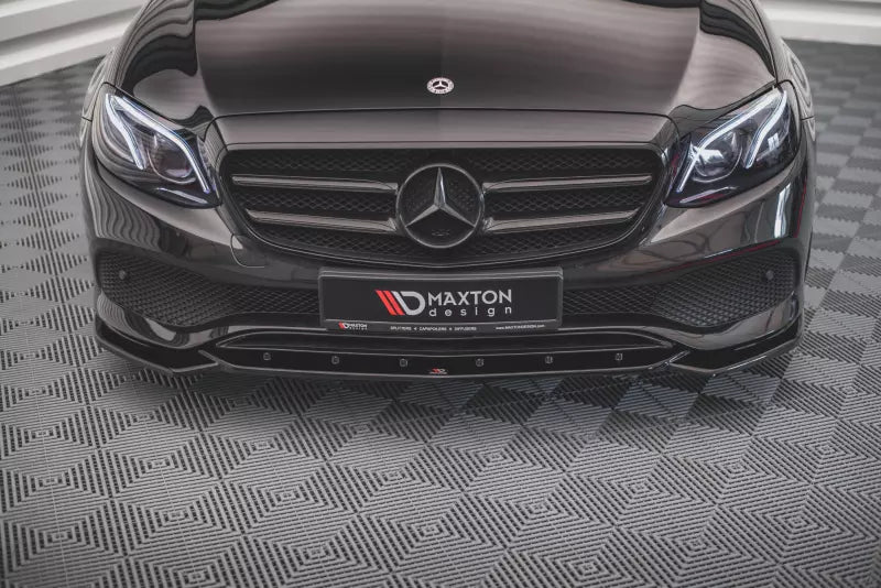 Maxton Design Frontlippe für Mercedes E-Klasse W213 Hochglanz schwarz – Ansicht 2