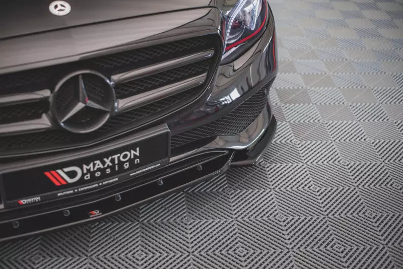 Maxton Design Frontlippe für Mercedes E-Klasse W213 Hochglanz schwarz – Ansicht 3