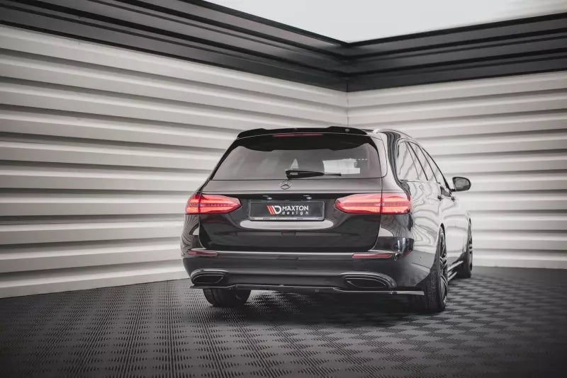 Maxton Design Heckdiffusor für Mercedes E-Klasse W213 Hochglanz schwarz – Ansicht 3
