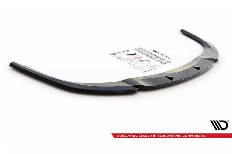Maxton Design Frontlippe für Mitsubishi Lancer Sportback Mk8 Hochglanz schwarz – Ansicht 3