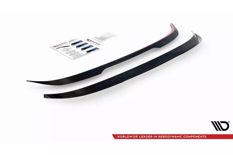 Maxton Design Heckspoiler Lippe für Mitsubishi Lancer Sportback Mk8 Hochglanz schwarz – Ansicht 3