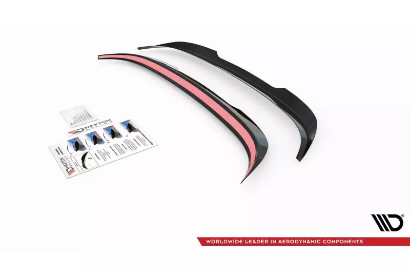 Maxton Design Heckspoiler Lippe für Mitsubishi Lancer Sportback Mk8 Hochglanz schwarz – Ansicht 4