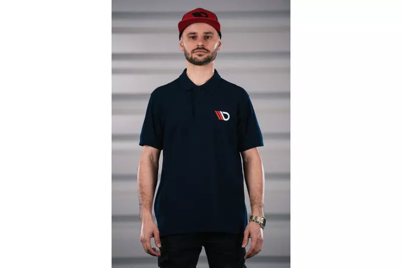 Mens Navy Blue Polo shirt L – Ansicht 2