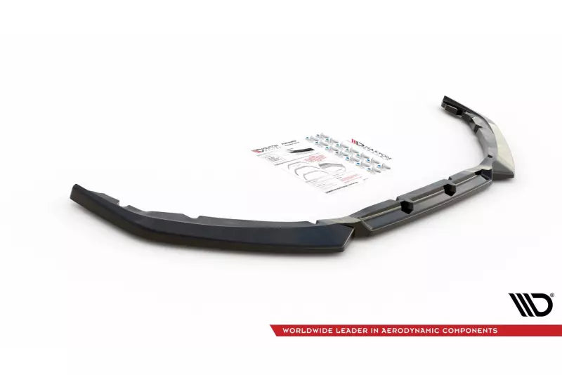 Maxton Design Frontlippe V.1 für Peugeot 208 II Hochglanz schwarz – Ansicht 3