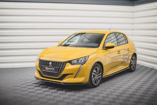 Maxton Design Frontlippe V.2 für Peugeot 208 II Hochglanz schwarz – Ansicht 1