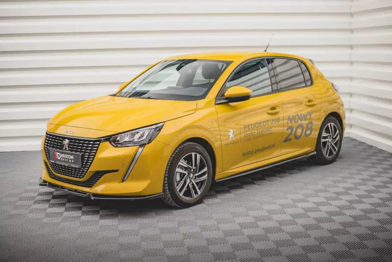 Maxton Design Seitenschweller (Paar) für Peugeot 208 II Hochglanz schwarz – Ansicht 2