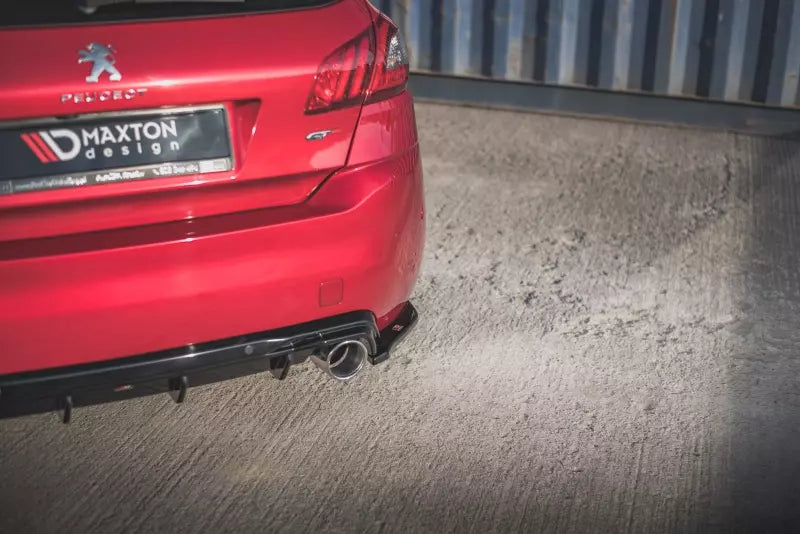 Maxton Design Diffusor Flaps für Peugeot 308 II GT Facelift Hochglanz schwarz – Ansicht 4