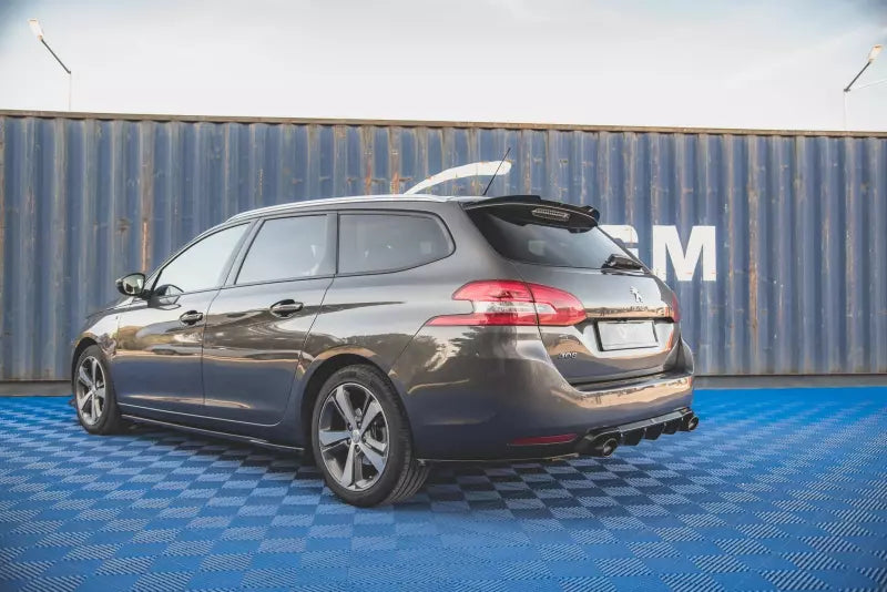 Maxton Design Diffusor Flaps V.2 für Peugeot 308 II SW Facelift Hochglanz schwarz – Ansicht 3