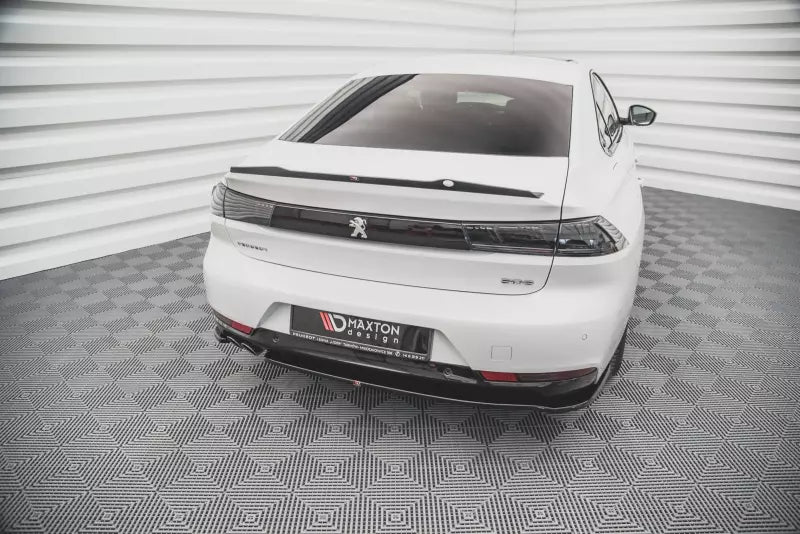 Maxton Design Heckdiffusor DTM Look für Peugeot 508 GT-Line Mk2 schwarz Hochglanz – Ansicht 1