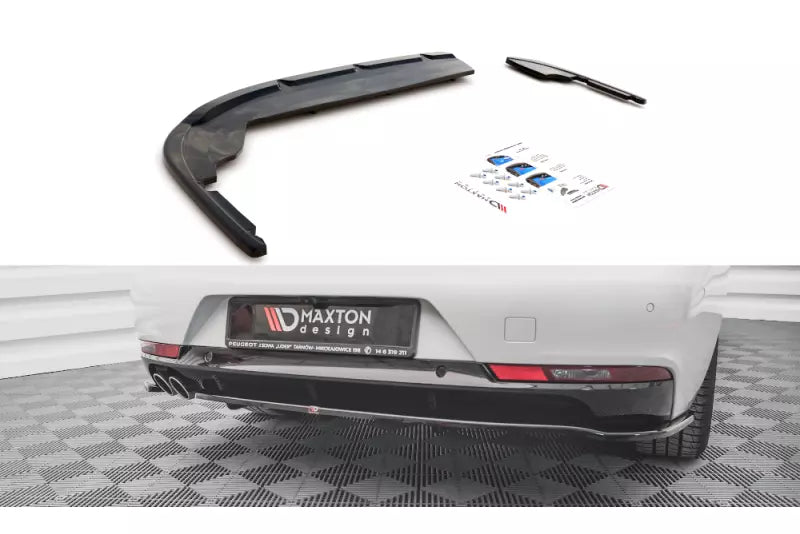 Maxton Design Heckdiffusor DTM Look für Peugeot 508 GT-Line Mk2 schwarz Hochglanz – Ansicht 2