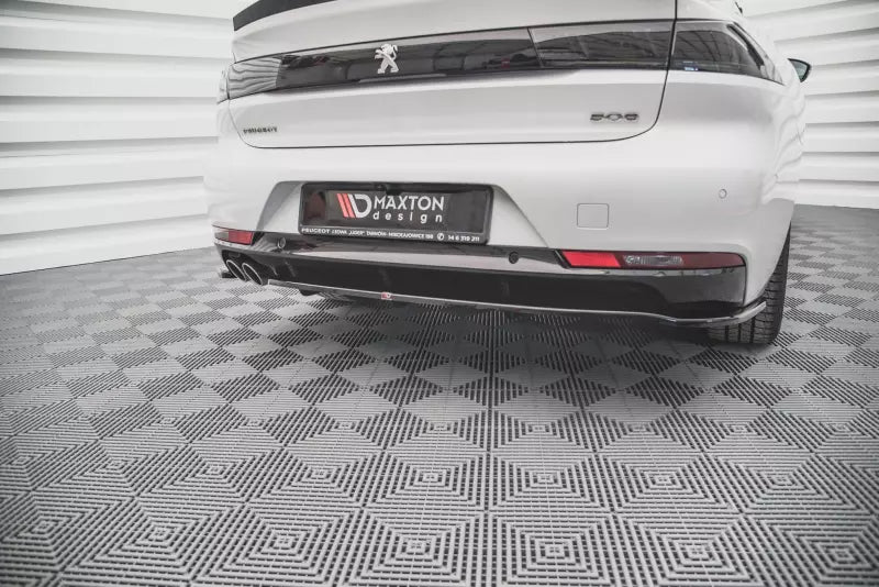 Maxton Design Heckdiffusor DTM Look für Peugeot 508 GT-Line Mk2 schwarz Hochglanz – Ansicht 3