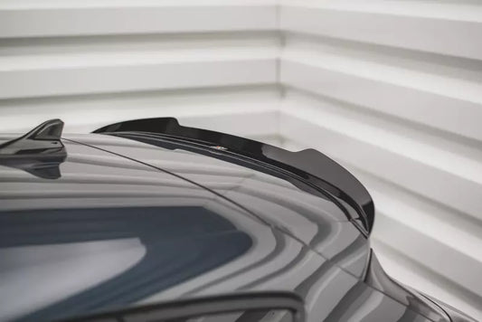 Maxton Design Heckspoiler Lippe für Seat Leon 4 FR / Cupra Leon Hatchback Hochglanz schwarz – Ansicht 1