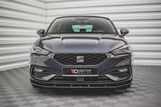 Maxton Design Street Pro Frontlippe für Seat Leon 4 (Typ KL) FR schwarz – Ansicht 1