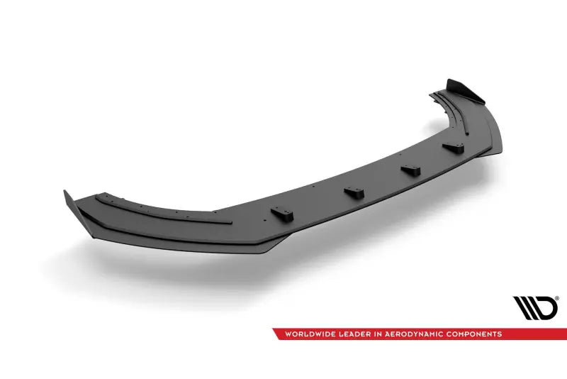 Maxton Design Street Pro Frontlippe für Seat Leon 4 (Typ KL) FR schwarz + Glanz Flaps – Ansicht 3