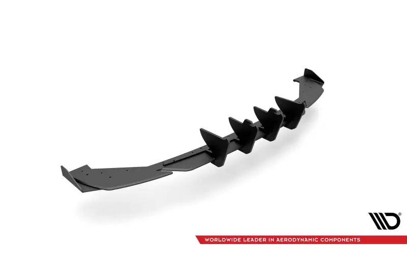 Maxton Design Street Pro Heckdiffusor für Seat Leon 4 (Typ KL) FR Hatchback matt schwarz mit Hochglanz Flaps – Ansicht 3