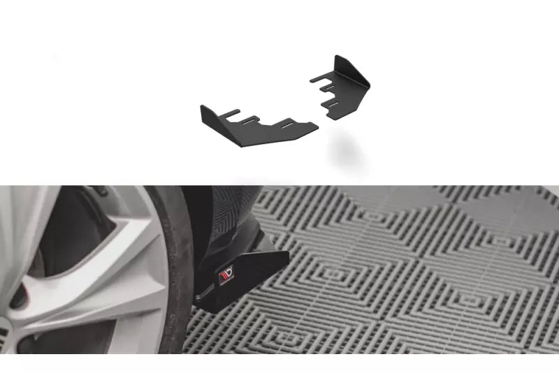 Maxton Design Street Pro Heckdiffusor Flaps für Seat Leon 4 (Typ KL) FR Hatchback Hochglanz schwarz – Ansicht 1