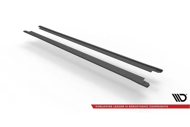 Maxton Design Street Pro Seitenschweller (Paar) für Seat Leon 4 (Typ KL) FR matt schwarz – Ansicht 3