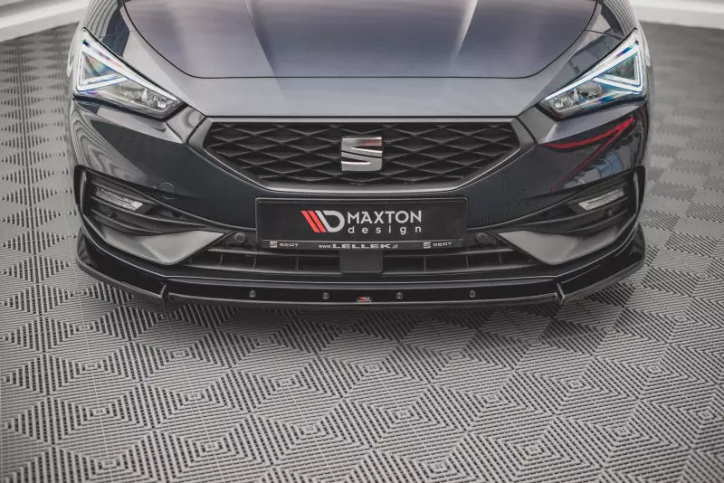 Maxton Design Frontlippe V.1 für Seat Leon 4 (Typ KL) FR Hochglanz schwarz – Ansicht 2