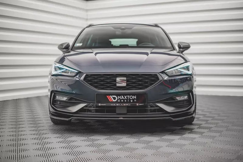 Maxton Design Frontlippe V.4 für Seat Leon 4 (Typ KL) FR Hochglanz schwarz – Ansicht 2