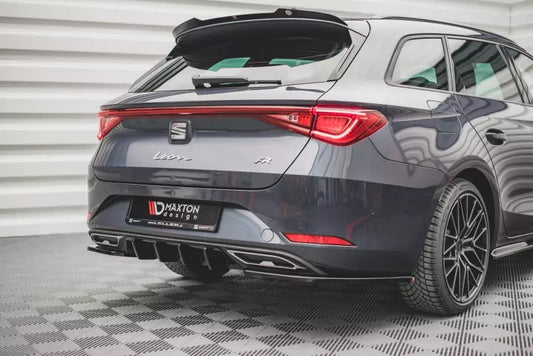 Maxton Design Heckdiffusor für Seat Leon 4 (Typ KL) FR ST Hochglanz schwarz – Ansicht 1