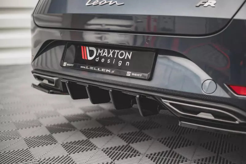 Maxton Design Heckdiffusor für Seat Leon 4 (Typ KL) FR ST Hochglanz schwarz – Ansicht 2