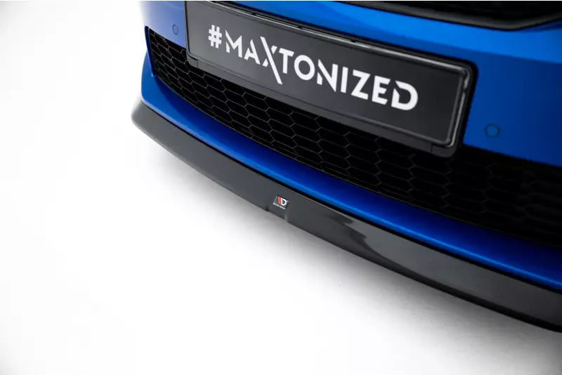 Maxton Design Frontlippe V.2 für Skoda Octavia RS 3 III 5E Hochglanz schwarz – Ansicht 3