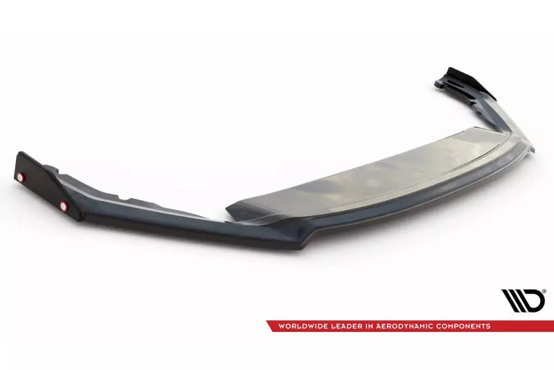 Maxton Design Frontlippe V.2 mit Flaps für Skoda Octavia RS 4 IV Hochglanz schwarz – Ansicht 4