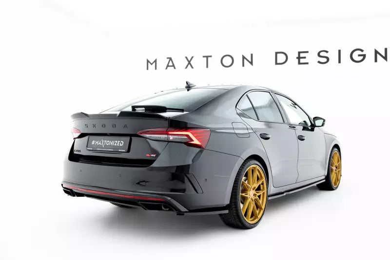 Maxton Design Diffusor Flaps V.1 für Skoda Octavia RS 4 IV Hochglanz schwarz – Ansicht 2