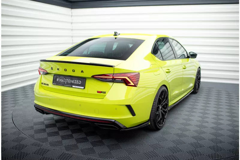 Maxton Design Diffusor Flaps V.3 für Skoda Octavia RS 4 IV Hochglanz schwarz – Ansicht 2