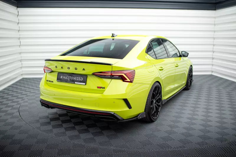 Maxton Design Diffusor Flaps V.2 für Skoda Octavia RS 4 IV Hochglanz schwarz – Ansicht 2