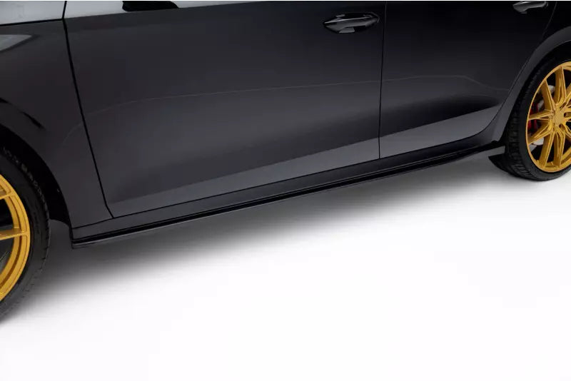 Maxton Design Seitenschweller (Paar) V.2 für Skoda Octavia RS 4 IV Hochglanz schwarz – Ansicht 1