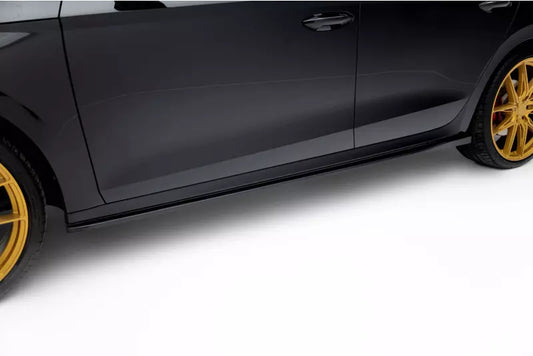 Maxton Design Seitenschweller (Paar) V.2 für Skoda Octavia RS 4 IV Hochglanz schwarz – Ansicht 1