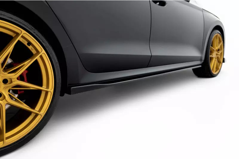 Maxton Design Seitenschweller (Paar) V.2 für Skoda Octavia RS 4 IV Hochglanz schwarz – Ansicht 2