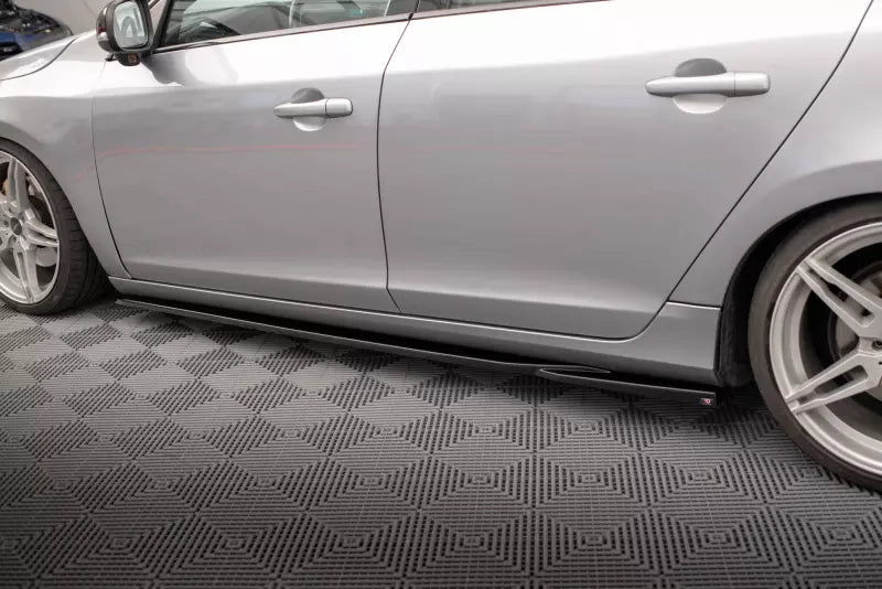 Maxton Design Seitenschweller (Paar) für Volvo S60 II R-Design Y20 Hochglanz schwarz – Ansicht 3