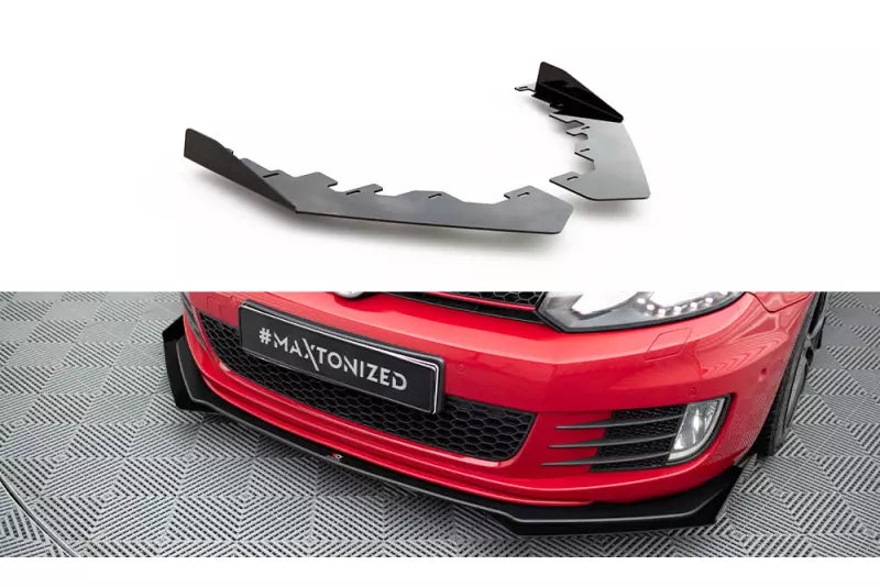 Maxton Design Street Pro Diffusor Flaps für VW Golf 6 GTI / GTD Hochglanz schwarz – Ansicht 1