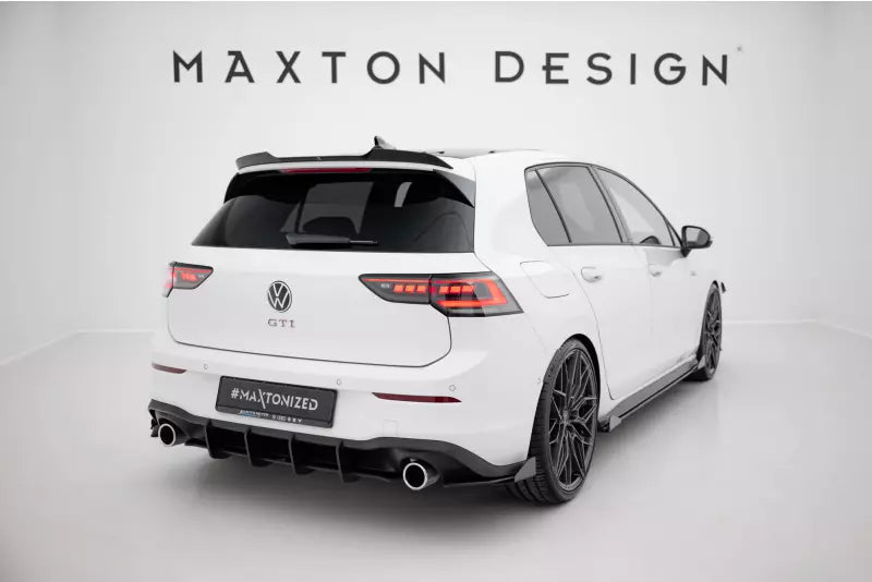Maxton Design Heckspoiler Lippe V.2 für VW Golf 8 GTI / GTD und R (nicht performance) Hochglanz schwarz – Ansicht 3