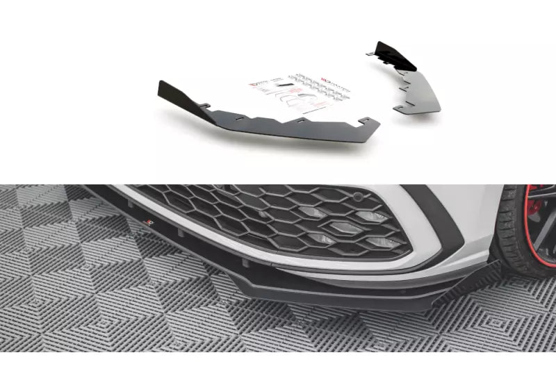 Maxton Design Street Pro Diffusor Flaps für VW Golf 8 GTI / GTD / R-Line Hochglanz schwarz – Ansicht 1