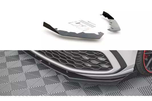 Maxton Design Street Pro Diffusor Flaps für VW Golf 8 GTI / GTD / R-Line Hochglanz schwarz – Ansicht 1