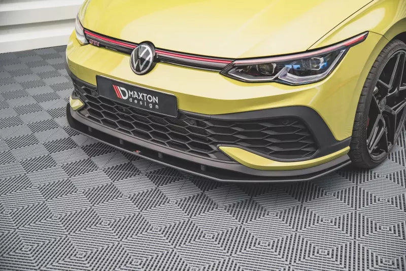 Maxton Design Street Pro Frontlippe für VW Golf 8 GTI Clubsport schwarz – Ansicht 1