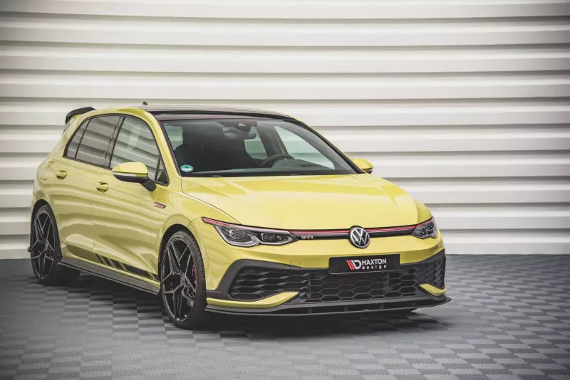 Maxton Design Street Pro Frontlippe für VW Golf 8 GTI Clubsport schwarz – Ansicht 3