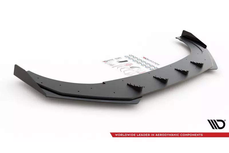 Maxton Design Street Pro Frontlippe für VW Golf 8 GTI Clubsport schwarz + Glanz Flaps – Ansicht 4