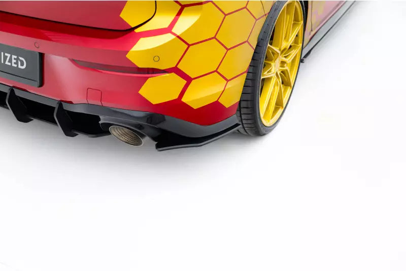 Maxton Design Street Pro Diffusor Flaps für VW Golf 8 GTI Clubsport matt schwarz – Ansicht 1