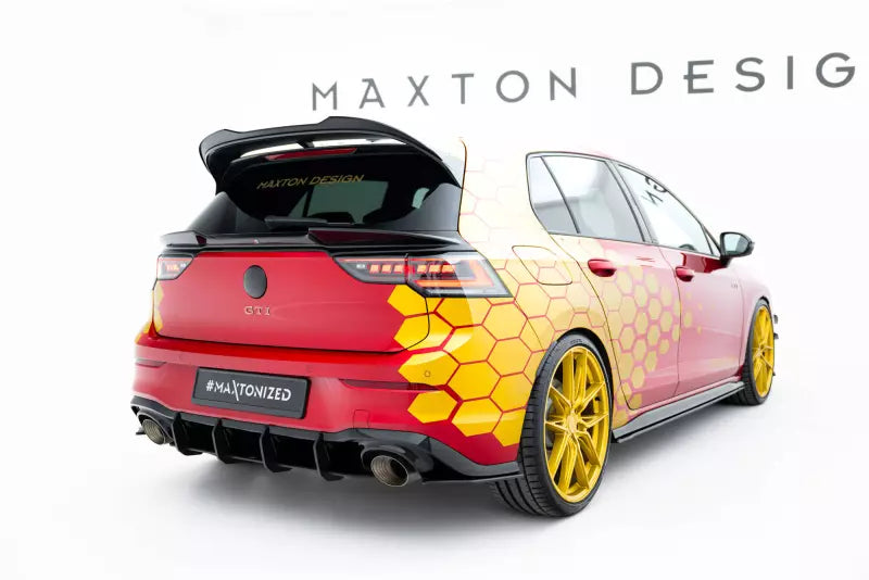 Maxton Design Street Pro Diffusor Flaps für VW Golf 8 GTI Clubsport matt schwarz – Ansicht 2