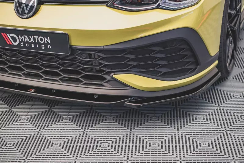 Maxton Design Frontlippe V.2 für VW Golf 8 GTI Clubsport Hochglanz schwarz – Ansicht 2