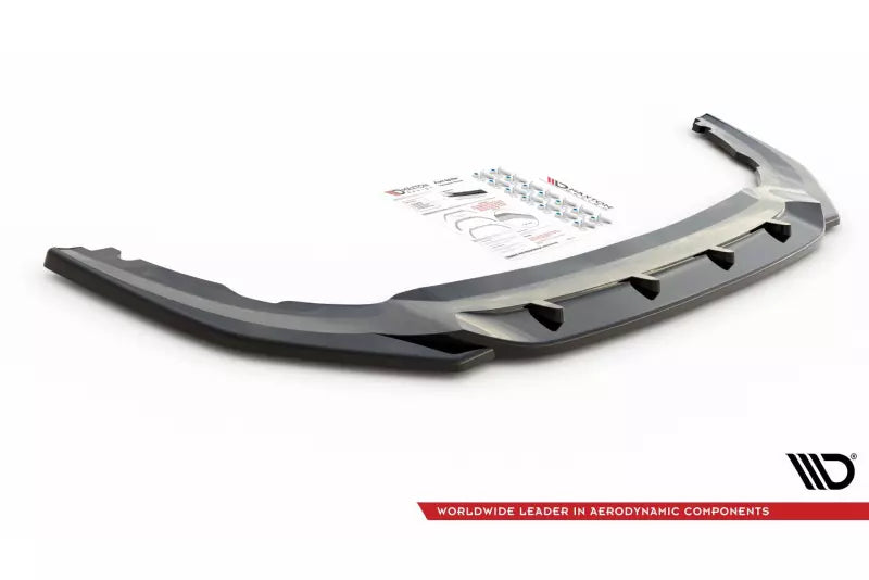 Maxton Design Frontlippe V.2 für VW Golf 8 GTI Clubsport Hochglanz schwarz – Ansicht 4