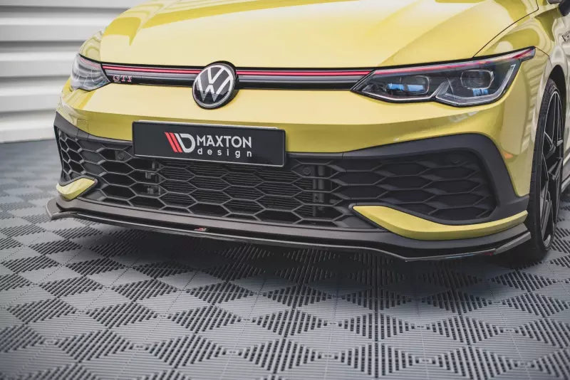 Maxton Design Frontlippe V.3 für VW Golf 8 GTI Clubsport Hochglanz schwarz – Ansicht 2