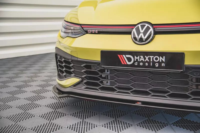 Maxton Design Frontlippe V.3 für VW Golf 8 GTI Clubsport Hochglanz schwarz – Ansicht 3