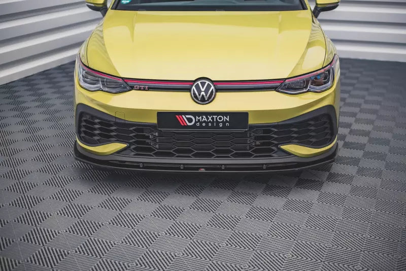 Maxton Design Frontlippe V.4 für VW Golf 8 GTI Clubsport Hochglanz schwarz – Ansicht 2