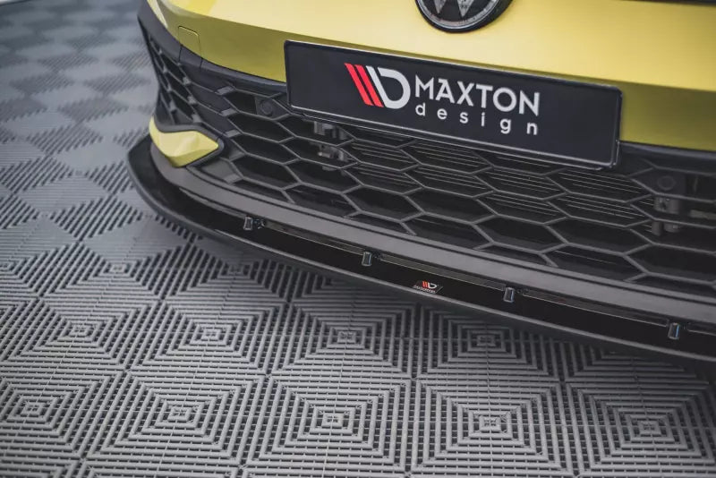 Maxton Design Frontlippe V.4 für VW Golf 8 GTI Clubsport Hochglanz schwarz – Ansicht 3