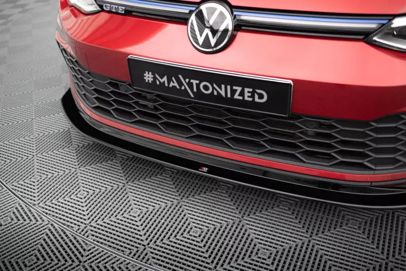 Maxton Design Frontlippe V.5 für VW Golf 8 GTI / GTD / R-Line / GTE Hochglanz schwarz – Ansicht 3